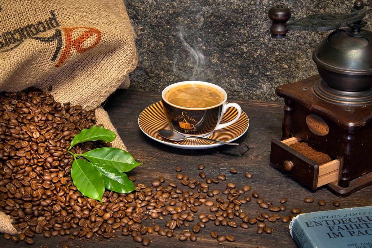 Family enjoying coffee